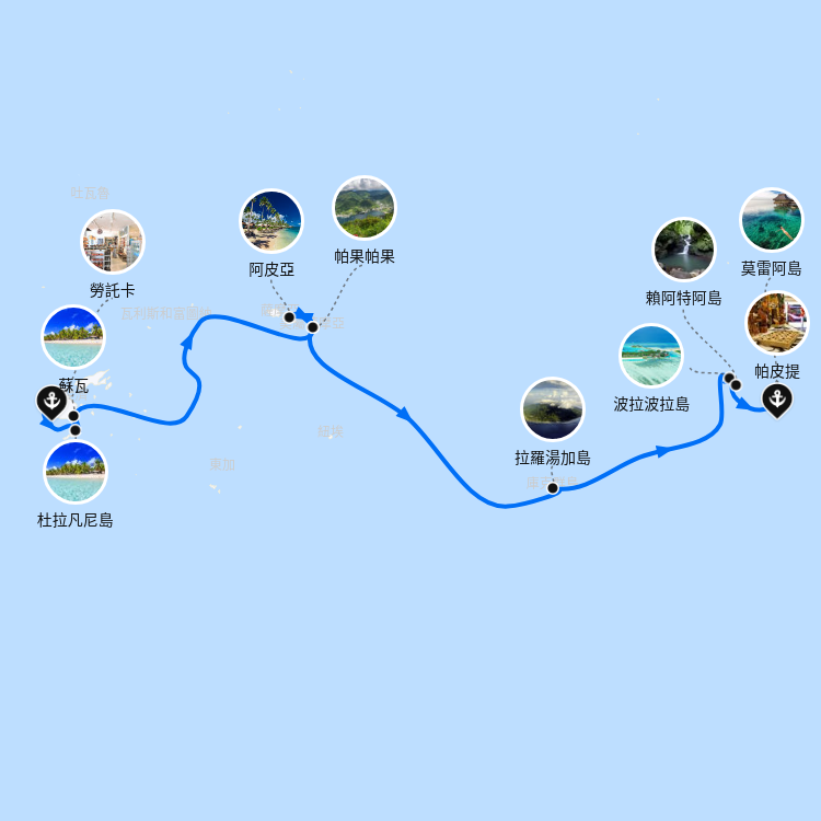 郵輪航線圖