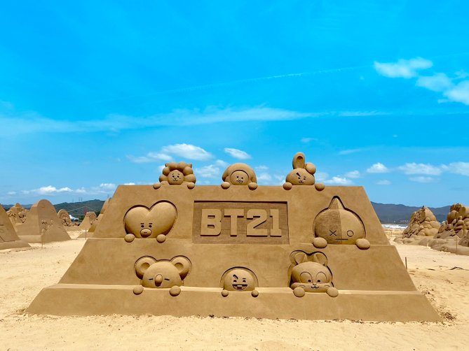  ▼ 風靡全球人氣韓團BTS攜手打造的BT21也大駕光臨！