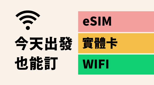 全球上網：eSIM、WiFi、實體網卡