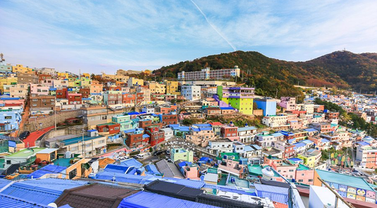 海岸釜山5天.蔚山大橋展望台、膠囊列車、甘川洞彩繪村(一站彩妝)★台中出發