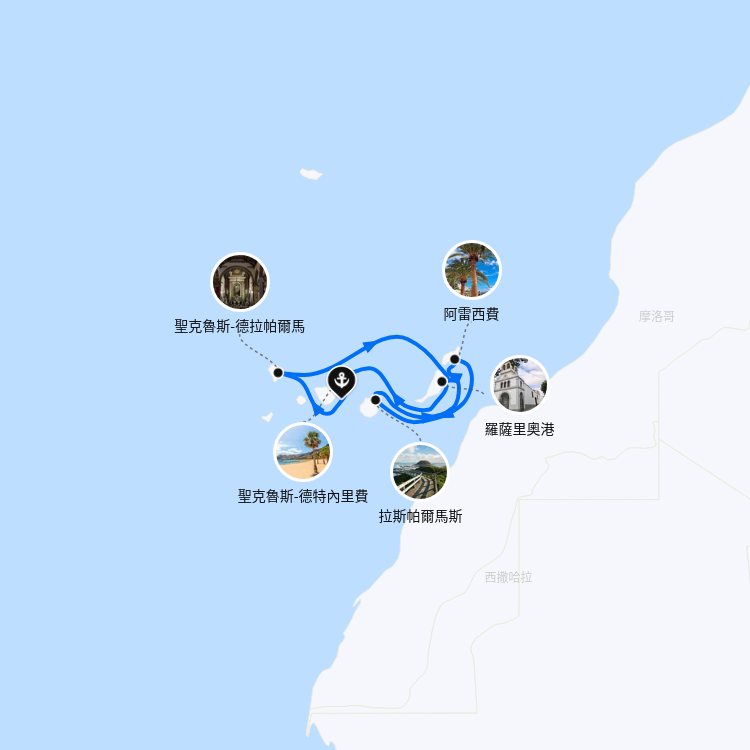 郵輪航線圖