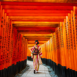 大阪京都奈良三都精選之旅嵐山渡月橋.清水寺.伏見稻荷大社.奈良鹿公園.抹茶表參道國產牛吃到飽五日(星宇航空)