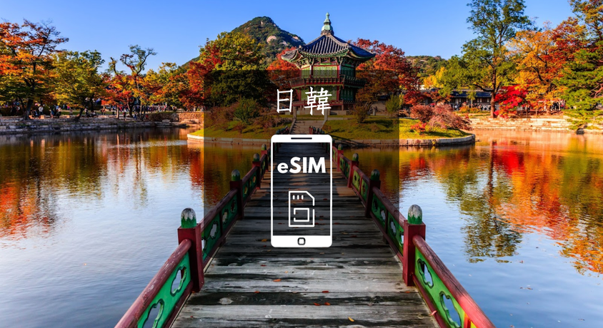 【日韓】eSIM虛擬上網卡。KDDI/Docomo、SKT訊號 (需自行兌換啟用)