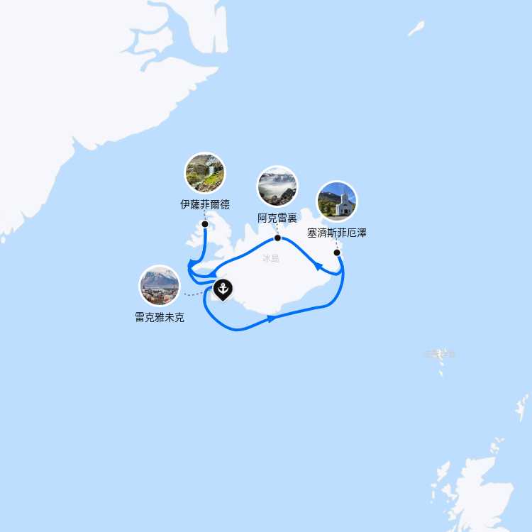 郵輪航線圖
