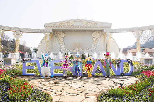 【全程市區飯店】愛寶春日花海.廣藏美食探索.夢幻星空圖書館.明洞4日(一站彩妝)松山BR156午午