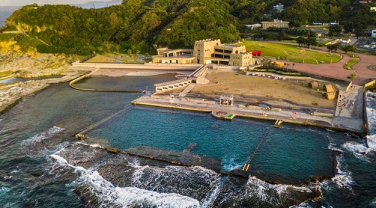 【新北】和平島地質公園。海水池