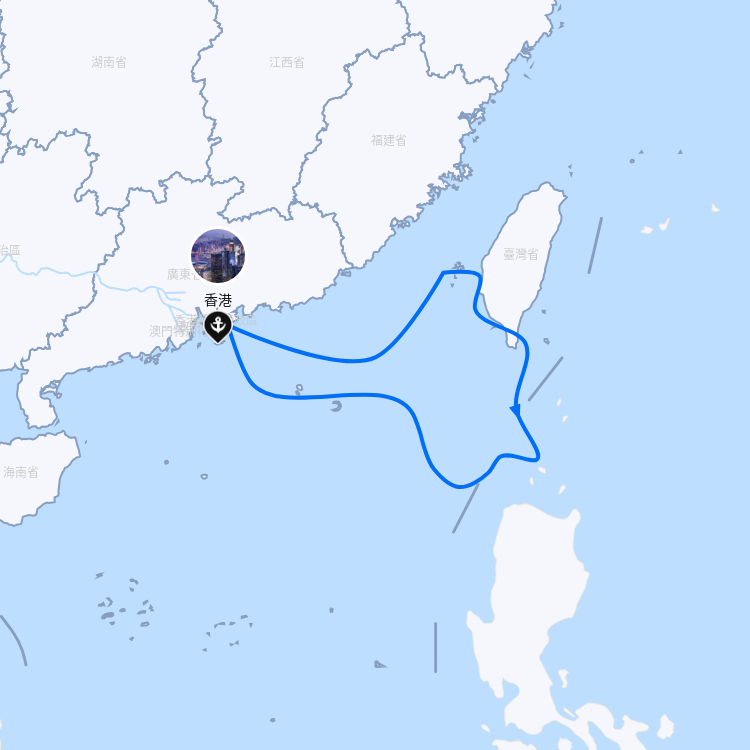 郵輪航線圖
