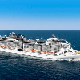 MSC地中海郵輪.MSC Meraviglia 2 天 1 晚.地中海.馬賽 - 海上航程 - 塔拉戈納