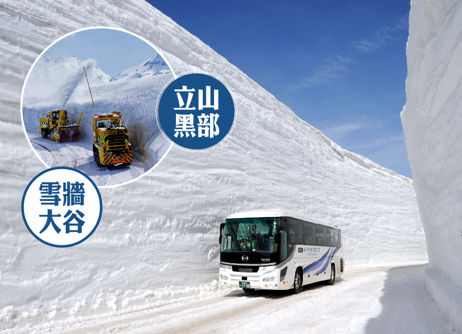 早鳥折1000星動立山雪壁雙溫泉5日‧雪之大谷.鬱金香花海.上高地.庄川遊船.白川鄉合掌村.兼六園.金箔冰淇淋.飛驒牛肉