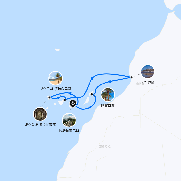 郵輪航線圖