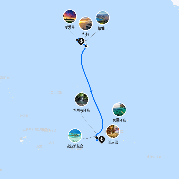 郵輪航線圖