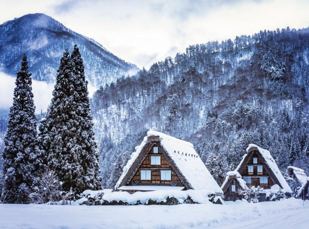 【冬遊北陸】名花彩燈祭．新穗高纜車．童話合掌村．牧歌之里戲雪趣．兼六園．馬籠宿．溫泉饗宴 5天(台中出發)