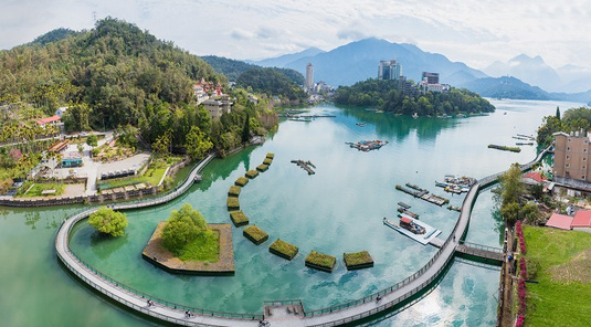 日月潭最美自行車道+湖景纜車&遊船1日