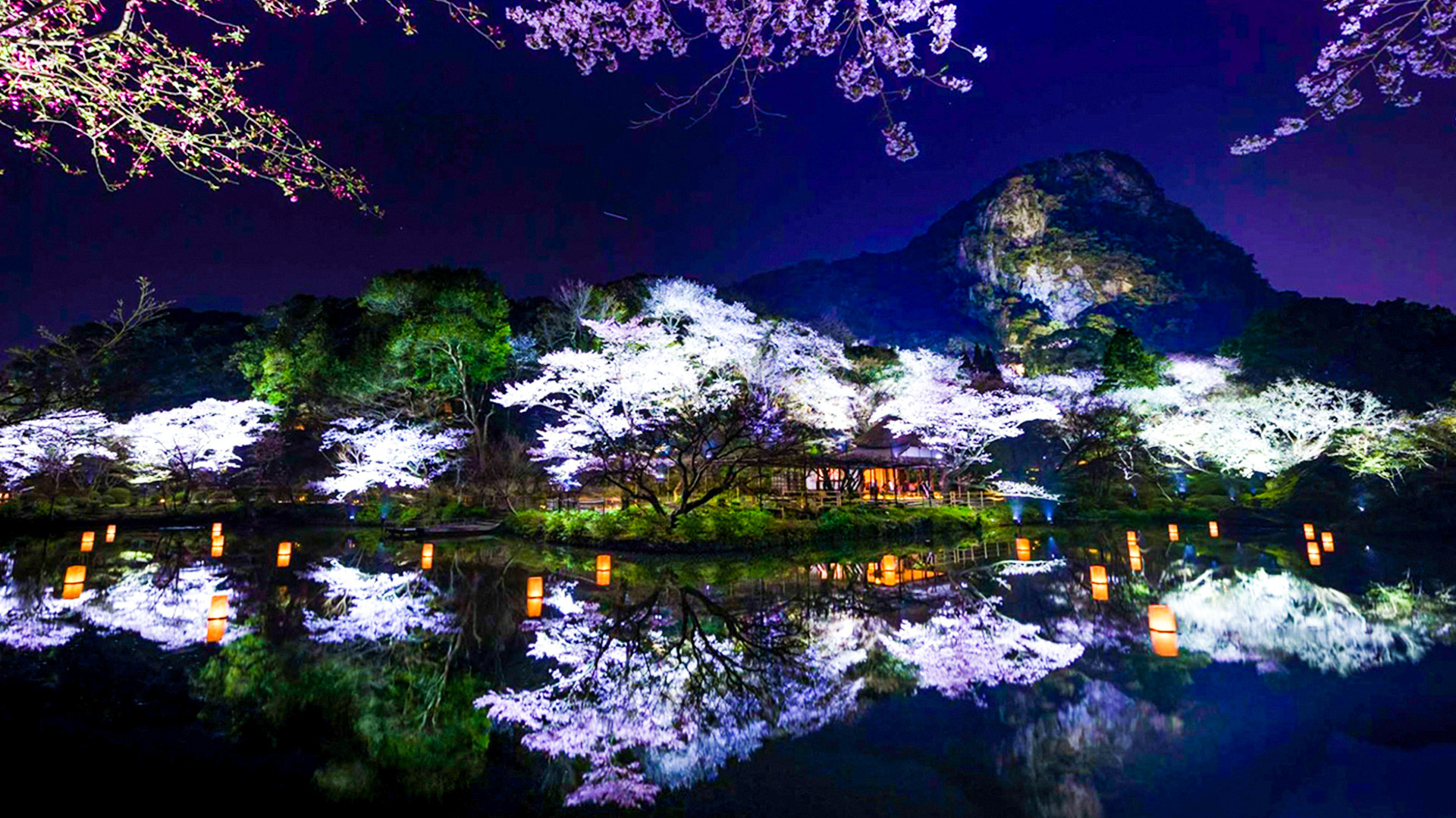 九州賞櫻．佐賀三溫泉５日 - 御船山樂園+櫻花小點、祐德稻荷神社、大村公園、熊本城+和服漫步水前寺、柳川遊船、櫻花隧道