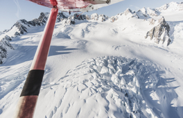 南阿爾卑斯山脈庫克山飛行體驗（直升機／雪上飛機）