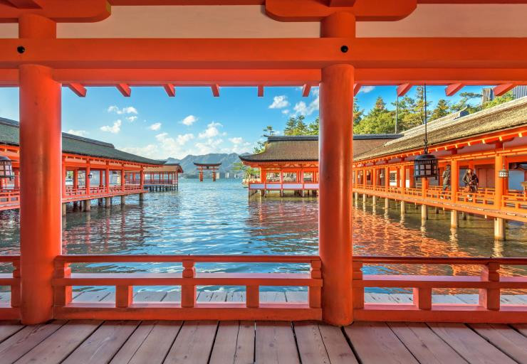最惠星宇四國松山廣島寶庫５天～嚴島神社鳥居、道後溫泉、倉敷美觀、瀨戶美食雙體驗