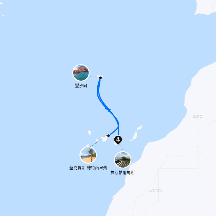 郵輪航線圖