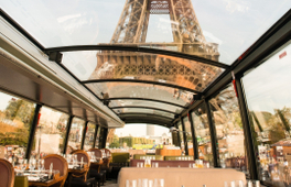 巴黎法式晚餐美食觀光巴士之旅（Bustronome 豪華巴士提供）