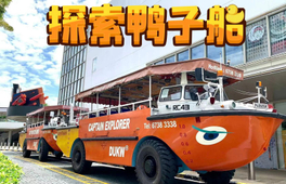 新加坡 Captain Explorer DUCKtours 水陸兩棲鴨子船（含海鮮午餐／晚餐）