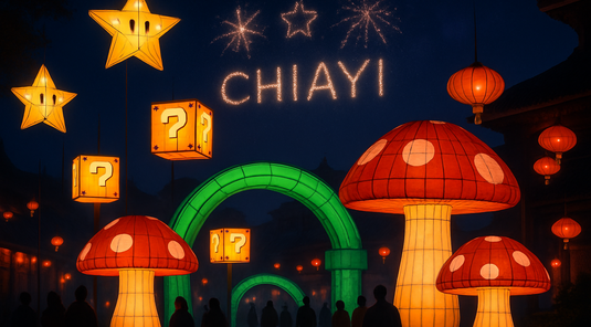 嘉義蒜頭糖廠。檜意森活村。台灣燈會1日