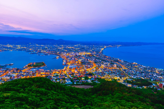 中秋雙十早鳥省♯花戀函館星夜景５日-函館山夜景、美瑛富良野、登別尼克斯、浪漫小樽、熊牧場