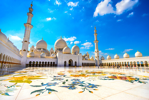 杜拜旅遊7日│阿布達比清真寺.總統府宮殿.哈里發塔.天空餐廳.酋長皇宮下午茶.豪華加長禮車遊棕櫚島