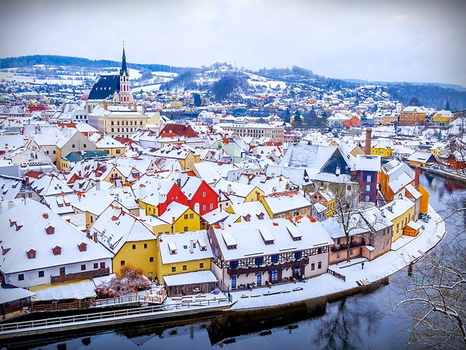 年終揪團特賣♯冬遊折2千｜奧捷旅遊｜哈修塔特真善美景點,薩爾茲堡,布拉格城堡,庫倫諾夫,伏爾塔瓦河遊船百匯,布拉格連泊10日