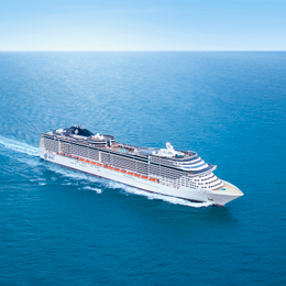 MSC地中海郵輪．MSC Preziosa 3 天 2 晚．漢堡 - 海上航程 - 南安普敦