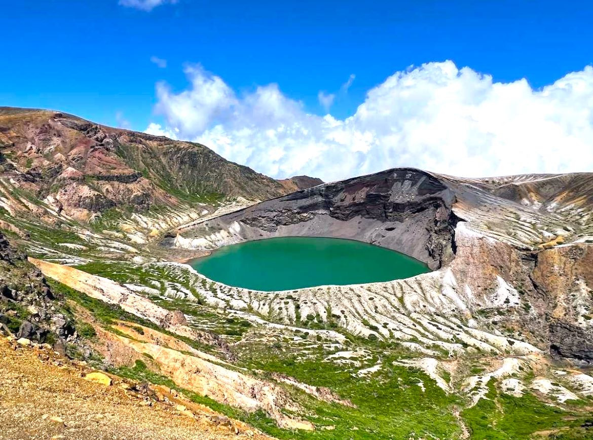 周末快閃【東北特惠出清】秘境藏王御釜.銀山溫泉.最上川扁舟.由利高原鐵道.燒肉吃到飽.溫泉泡湯 5天