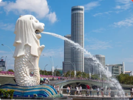 春節獨家限時省♯《年終慶》【酷玩星馬】星耀大紅花～海上度假VILLA★保證入住海上屋★雲天纜車漫遊 大紅花自助饗宴 金沙濱海灣 新馬雙國五日