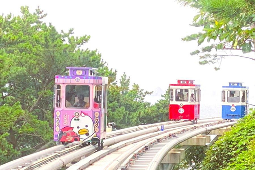 【絢麗釜山】LUGE斜坡滑車、彩虹列車、水族館、紅白燈塔.一站彩妝5日