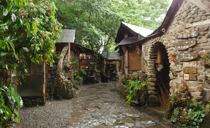 ▼阿里山地區：拜訪宮崎駿風格、古樸的阿將的家，享受一杯阿里山咖啡