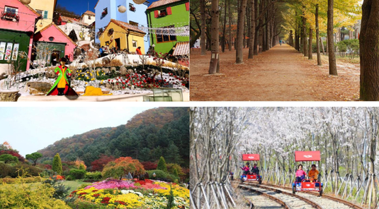 南怡島x小法國村x江村鐵路x晨靜樹木園