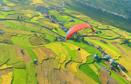 越南木江界（Mu Cang Chai）滑翔傘風景區飛行體驗