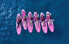 藍白拖水上俱樂部 - 小琉球SUP／獨木舟體驗(贈送空拍照)