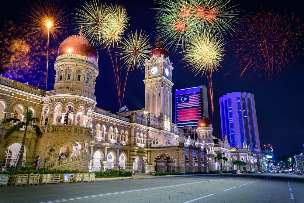 kuala lumpur new year fireworks 2025