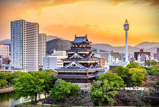促銷廣島四國～宮島嚴島神社、愛媛松山城、金刀比羅宮、倉敷美觀名景漫遊五日