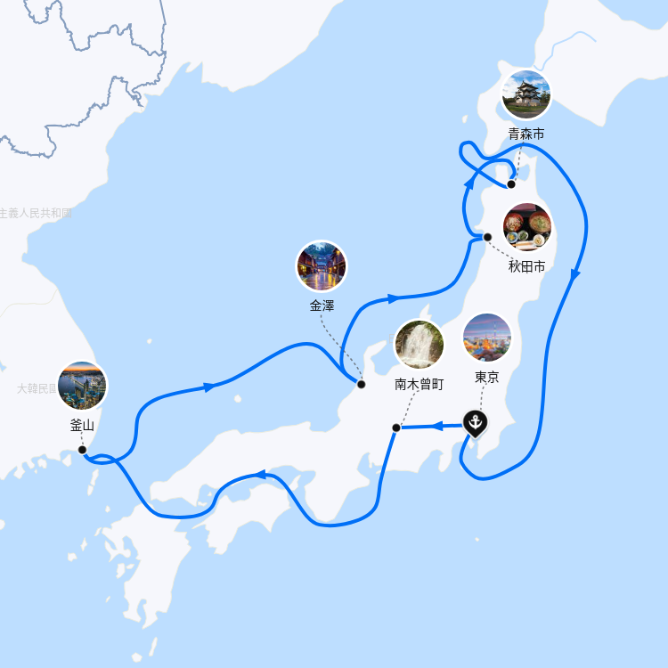郵輪航線圖