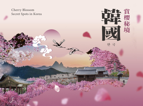 韓國櫻情綻放５日〈彩妝一站〉-陶唐山櫻花慶典、樂天世界塔、良才川十里櫻花道、自由公園唯美夜櫻、汝矣島櫻花隧道