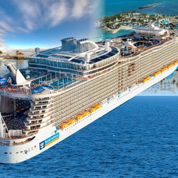 皇家加勒比國際遊輪．Oasis of the Seas 5 天 4 晚．勞德代爾堡 - 拿騷 - 可可島 - 勞德代爾堡