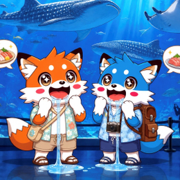 《伴自由》【超值】沖繩【美麗海水族館ｘ東南植物樂園】瀨長島４日