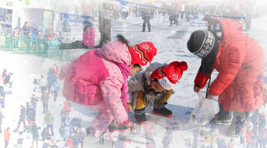 韓國冬季慶典5天.釣鱒魚.冰上滑雪.樂天世界.破冰船體驗