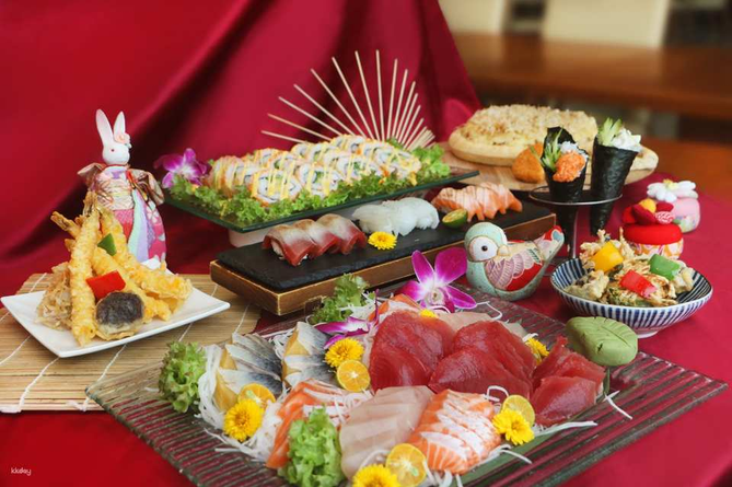 ▼日式料理區－現切魚料生食、握壽司、日式手卷等