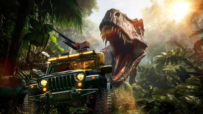 ▼ DINOSAUR SAFARI 逃離 T-REX，感受衝破極限的興奮