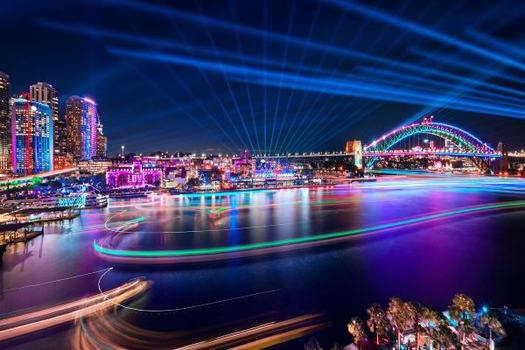 光影匯雪梨～燈光秀藝術節、藍山國家公園、雪梨港灣遊船、費瑟戴爾動物園七日