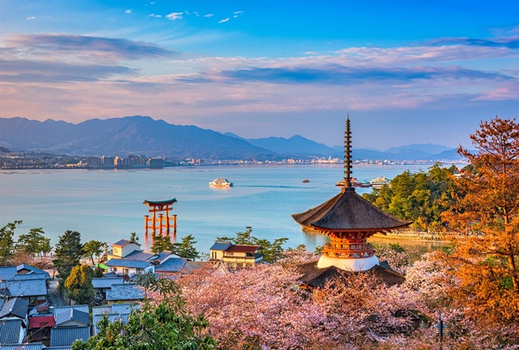 跟團即食行樂♯特選廣島四國岡山｜世界遺產嚴島神社.千光寺公園.倉敷美觀.金刀比羅宮.DIY烏龍麵五日｜溫泉｜廣島進出