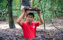 越南古芝地道（Cu Chi Tunnels）半日私人探索之旅